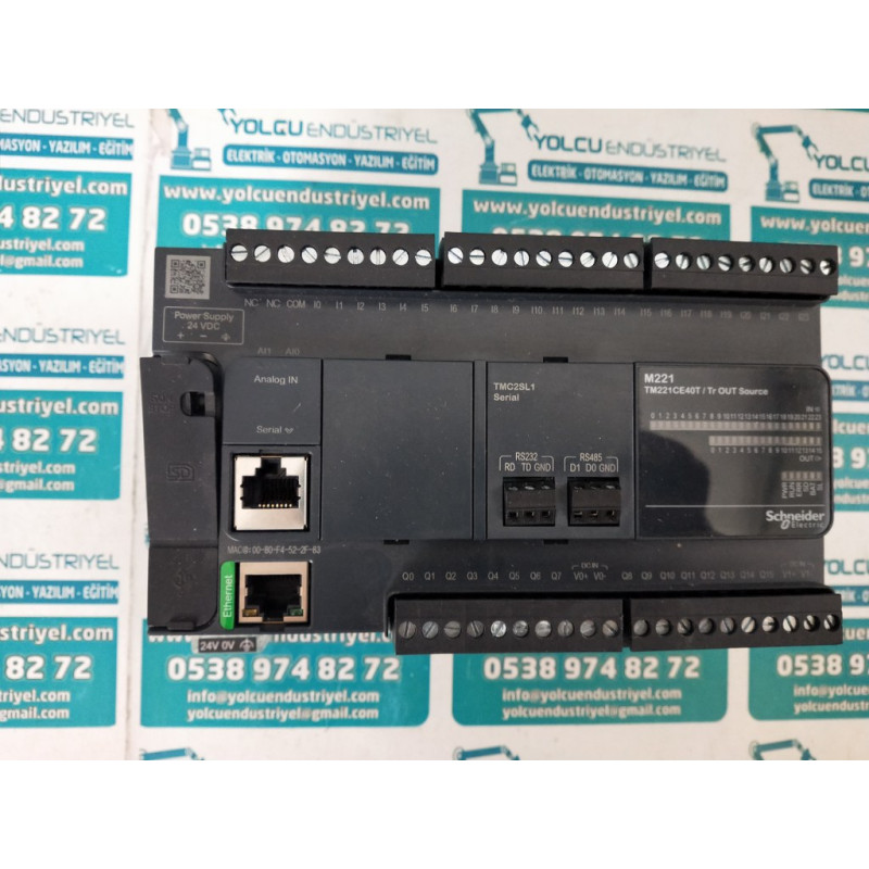 TM221CE40T Schneider Electric Modicon M221 Serisi Plc fiyatı,